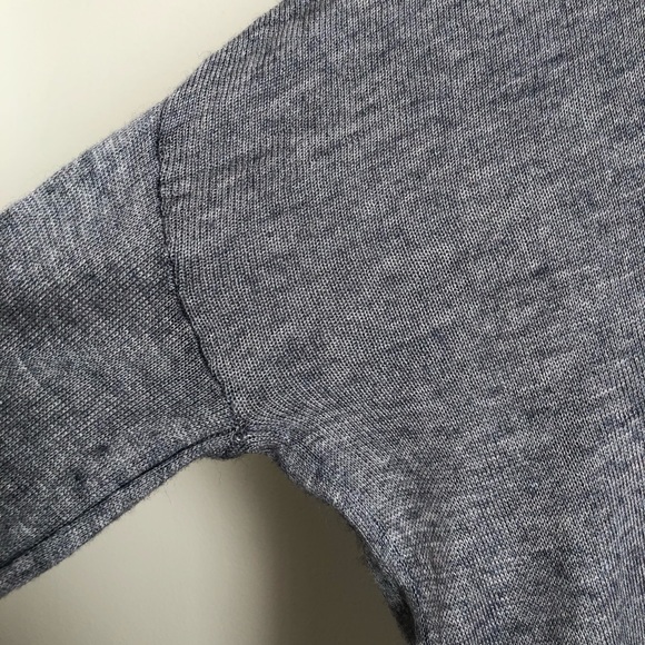 LINE the Label Loose Boxy Cashmere Blend Grey Long Sleeve Top Size XS - Picture 5 of 7